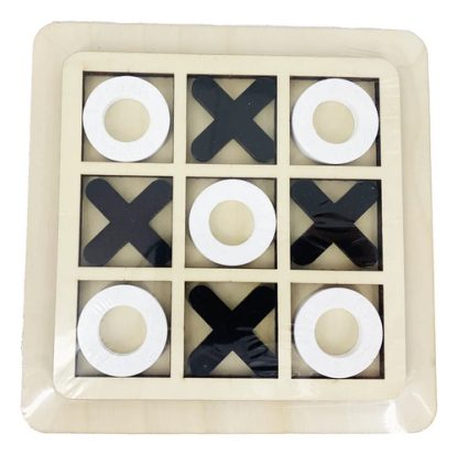 Imagen 6 de 7 de Tateti De Madera Juego De Mesa Infantil 14x14 Ta Te Ti