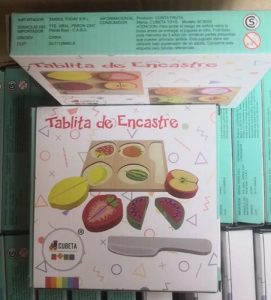 Miniatura 5 de 7 de Cajoncito De Frutas Madera Juguete Didáctico Encastre Bebé Surtido