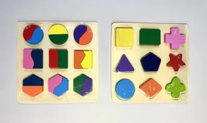 Imagen 3 de 3 de Encastre Madera Figuras Básicas Formas Geométricas Bebé Surtido