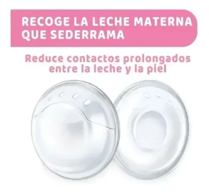 Imagen 3 de 10 de Cascos Recogeleche Natural Feeling Chicco Suave Y Anatomico