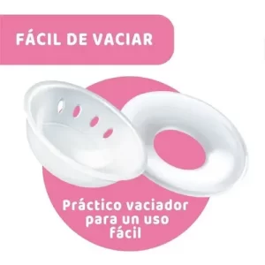 Miniatura 6 de 10 de Cascos Recogeleche Natural Feeling Chicco Suave Y Anatomico