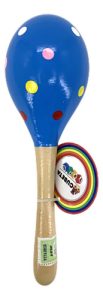 Miniatura 10 de 10 de Maraca Mediana De Madera Instrumento Musical Bebé Colores Surtido