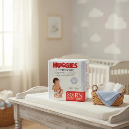 Imagen 3 de 10 de Pañales Huggies Dermacare RN — 30 unidades