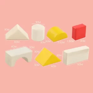 Miniatura 5 de 5 de Bloques De Madera Montessori 30 Piezas Construcción