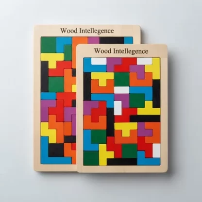 Imagen 4 de 4 de Tetris De Madera Rompecabezas Encastre Juego De Ingenio