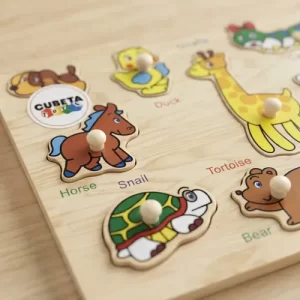 Miniatura 11 de 15 de Rompecabezas Madera Con Agarre Didáctico 30x22