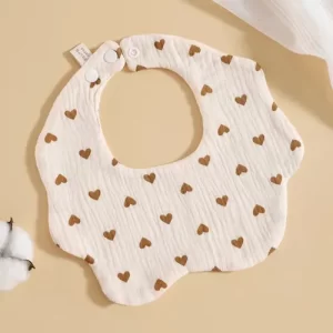 Miniatura 3 de 10 de Babero Bebé Gasa De Algodón Absorbente Suave