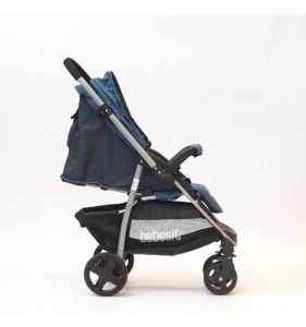 Miniatura 5 de 6 de Cochecito De Paseo Bebesit Aeris 1390 Azul Con Chasis Color Plateado Rebatible