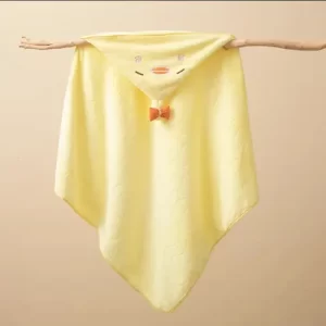 Miniatura 3 de 10 de Toallón Bebé Con Capucha Animalitos 75x75 Suave Absorbente