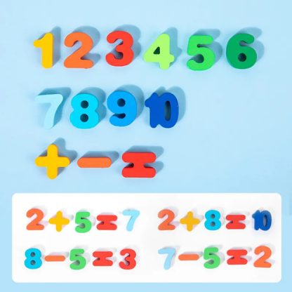 Imagen 4 de 9 de Ábaco De Madera Juego Didáctico Contar Colores Y Formas Surtido