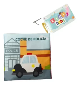 Miniatura 7 de 7 de Libro De Tela Bebé Transportes Estimulación Sensorial Multicolor