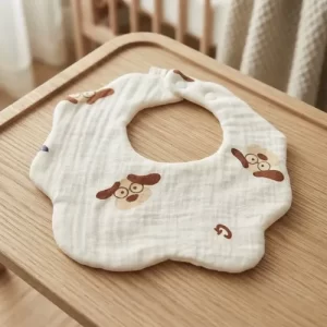 Miniatura 7 de 10 de Babero Bebé Gasa De Algodón Absorbente Suave