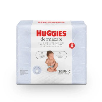 Imagen 2 de 10 de Pañales Huggies Dermacare RN — 30 unidades