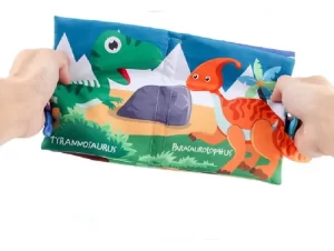 Miniatura 2 de 6 de Libro De Tela Bebé Con Sonidos Y Texturas Dinosaurios