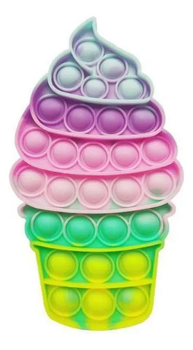 Imagen 1 de 4 de Pop It Silicona Juguete Antiestrés Sensorial 12cm
