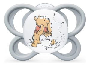 Miniatura 3 de 4 de Set 2 Chupetes Nuk Perfect Match Air 0-6m Winnie Pooh Gris