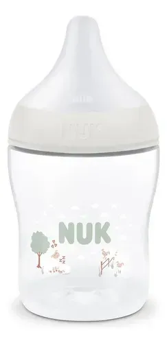 Imagen 2 de 5 de Mamadera Nuk Perfect Match 150 ml Anticólicos Oveja Blanco