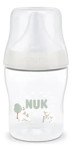 Imagen 3 de 5 de Mamadera Nuk Perfect Match 150 ml Anticólicos Oveja Blanco