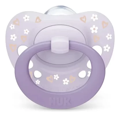 Imagen 3 de 6 de Chupetes Nuk First Choice Classic Día Y Noche 0-6 Meses