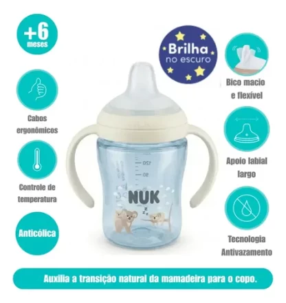 Imagen 2 de 8 de Vaso De Aprendizaje Nuk Perfect Match Luminoso 150 ml