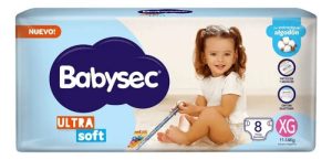 Miniatura 2 de 2 de Pañales Babysec Ultra Soft XG x 8 unidades