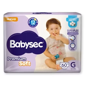 Miniatura 3 de 4 de Combo Pañales Babysec Premium Soft + 2 Toallitas Húmedas Babysec Premium x45 (G, XG, XXG)