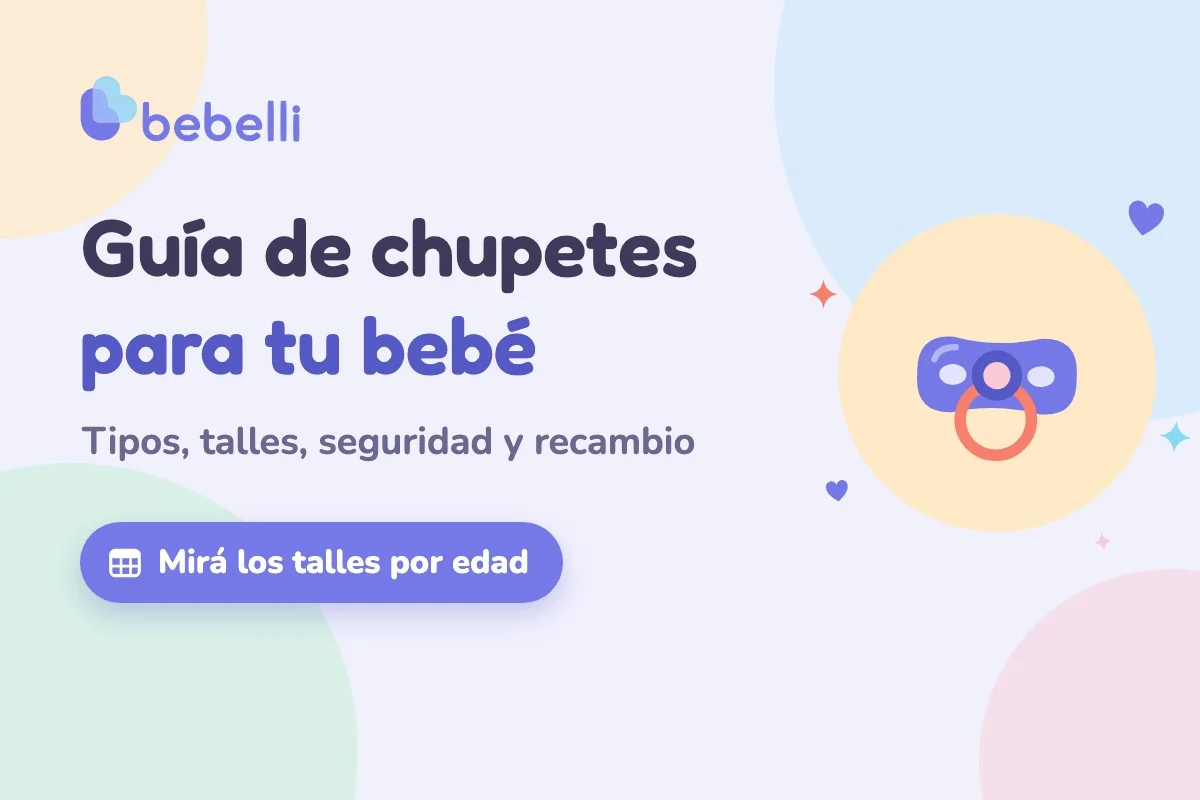 Guía de chupetes: tipos, cuándo dárselo al bebé y cuándo dejarlo