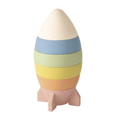 Imagen 1 de 2 de Cohete Apilable Baby Favorite 6 Piezas Juego Didáctico Bebé Colores Pastel