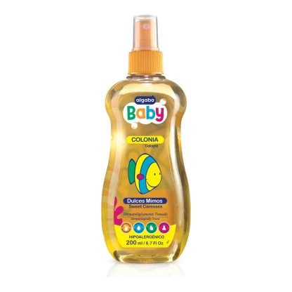 Imagen 1 de 1 de Colonia para Bebés Algabo Baby Dulces Mimos x 200 ml