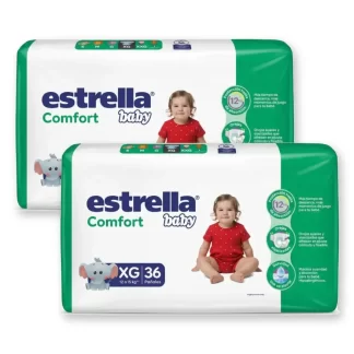 Combo x2 Pañales Estrella Baby XG