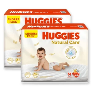 Miniatura 1 de 2 de Combo 2 Pack Pañales Huggies Natural Care