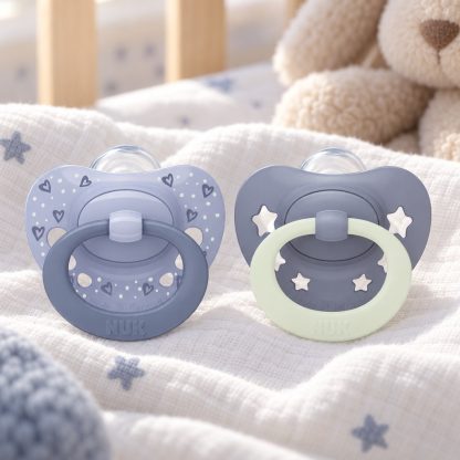 Imagen 5 de 6 de Chupetes Nuk First Choice Classic Día Y Noche 0-6 Meses