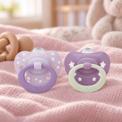 Imagen 6 de 6 de Chupetes Nuk First Choice Classic Día Y Noche 0-6 Meses