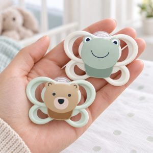 Miniatura 3 de 3 de Set 2 Chupetes Nuk Perfect Match Air 0-6m Oso Y Rana