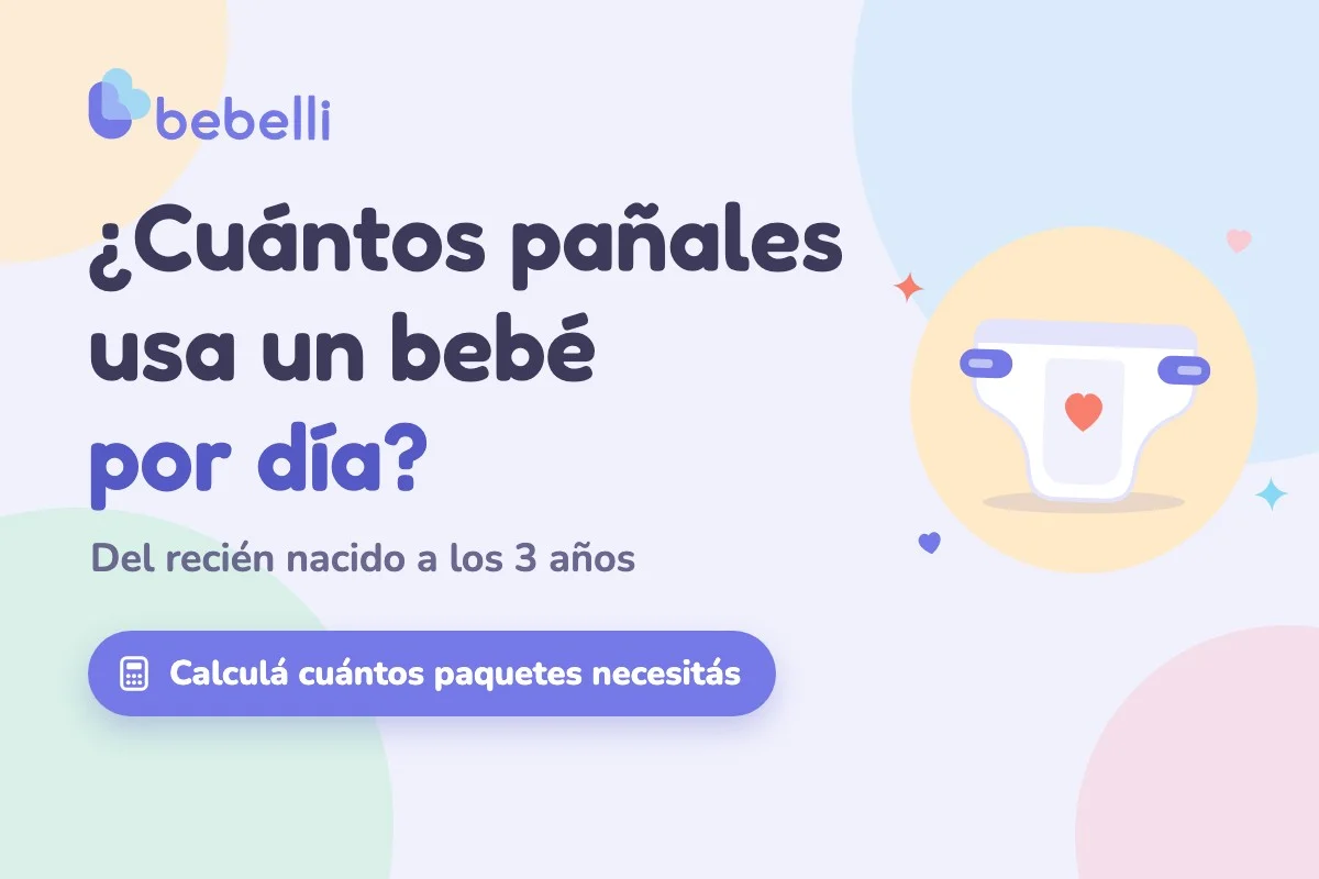 ¿Cuántos pañales usa un bebé por día? Del recién nacido a los 3 años