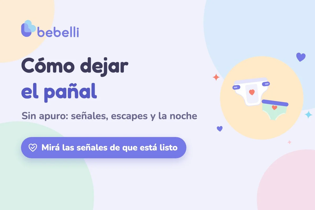 Cómo dejar el pañal: a qué edad, señales y paso a paso