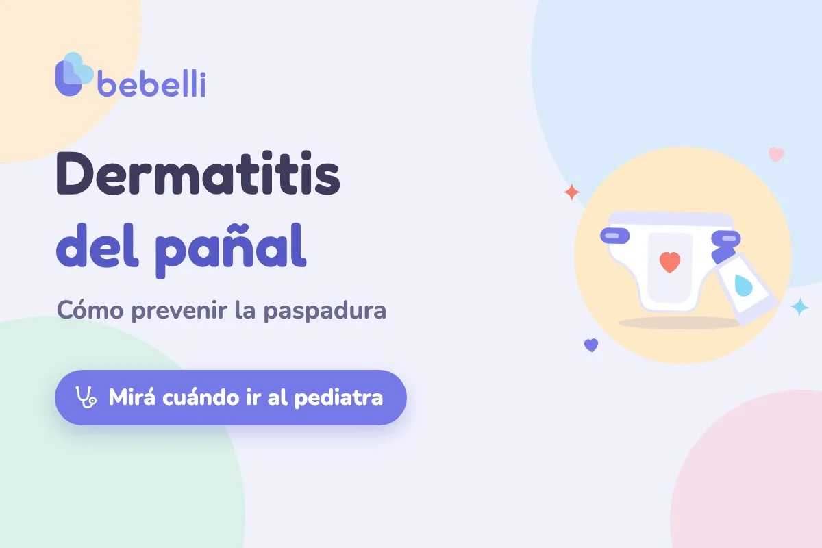 Dermatitis del pañal (paspadura): cómo prevenirla, qué hacer y cuándo consultar