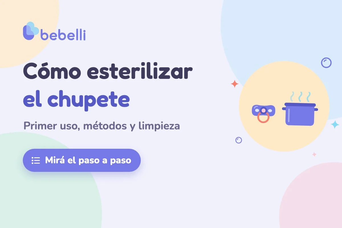 Cómo esterilizar chupetes paso a paso: primer uso, métodos y limpieza