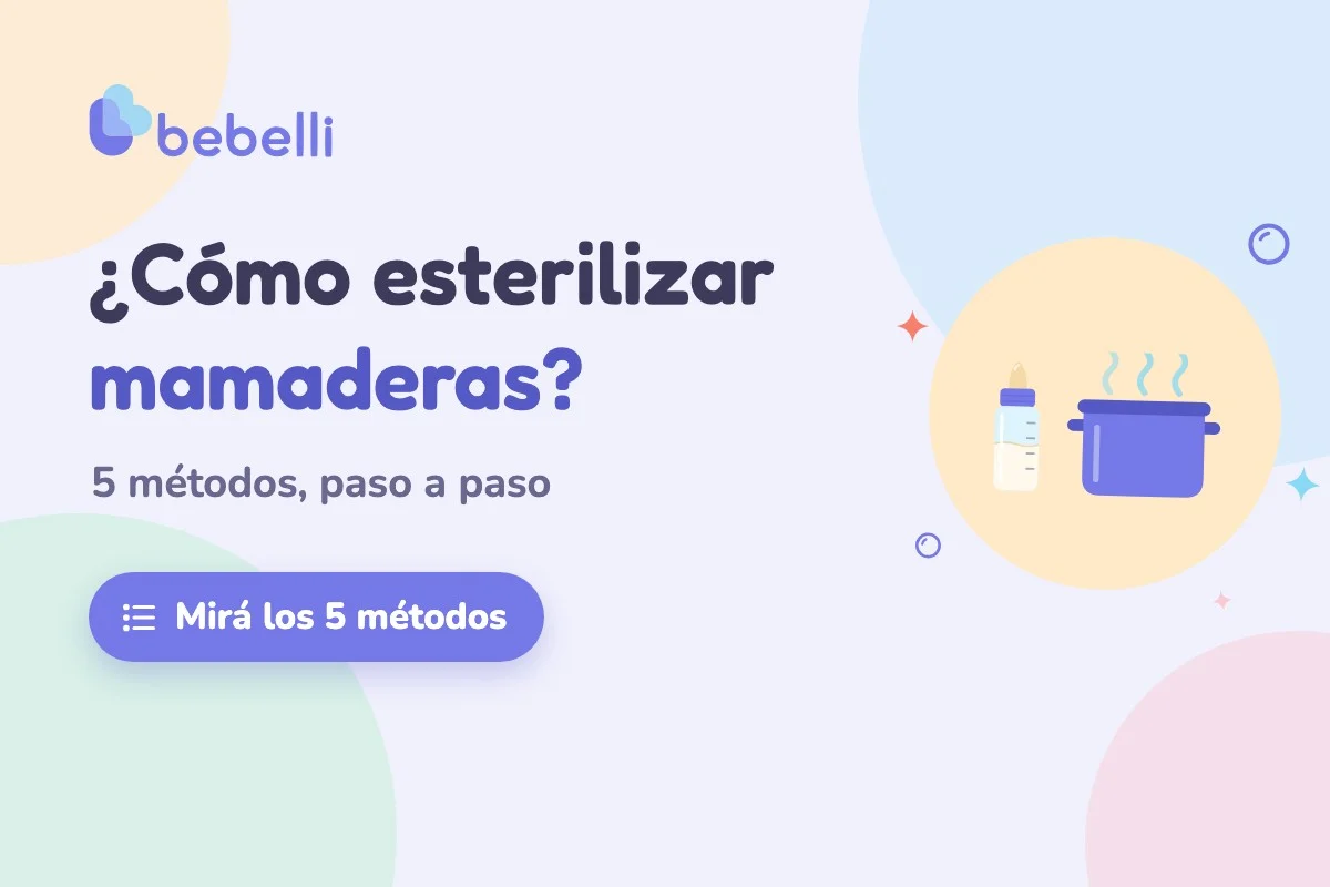 Cómo esterilizar mamaderas: guía con 5 métodos paso a paso