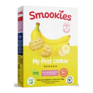 Miniatura 1 de 3 de Galletitas para Bebé Smookies Baby My First Cookie Sabor Banana 150 g