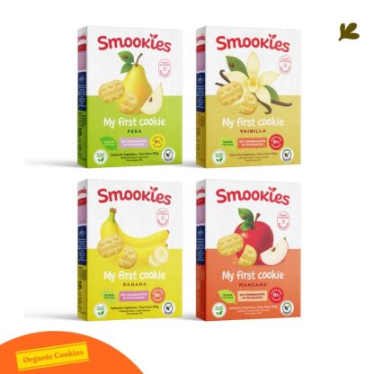 Imagen 4 de 4 de Galletitas para Bebé Smookies Baby My First Cookie Sabor Manzana 150 g