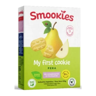 Galletitas para Bebé Smookies Baby My First Cookie Sabor Pera 150 g