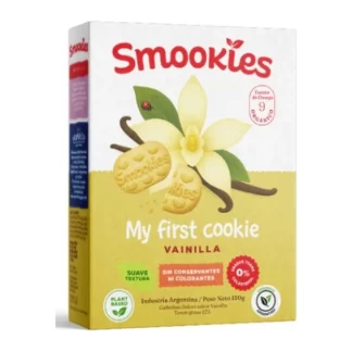 Galletitas para Bebé Smookies Baby My First Cookie Sabor Vainilla 150 g