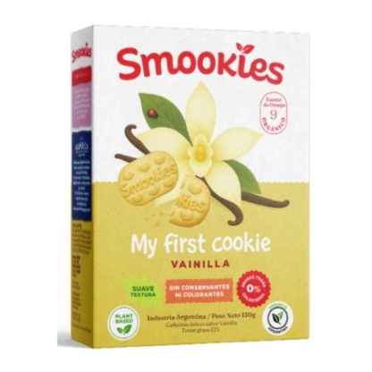Imagen 1 de 3 de Galletitas para Bebé Smookies Baby My First Cookie Sabor Vainilla 150 g