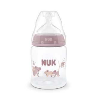 Mamadera Nuk First Choice+ 150 ml Flujo S Anticólicos Koala Rosa