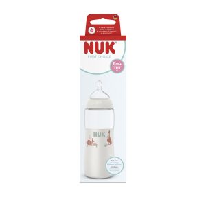 Miniatura 2 de 3 de Mamadera Nuk First Choice 360 ml Tetina XL Anticólicos Canguro Blanco