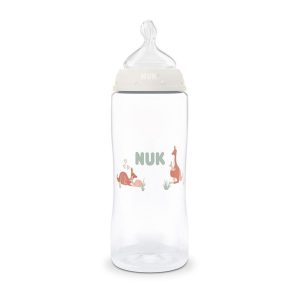 Miniatura 1 de 3 de Mamadera Nuk First Choice 360 ml Tetina XL Anticólicos Canguro Blanco