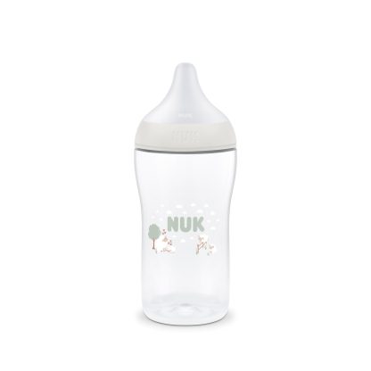 Imagen 2 de 4 de Mamadera Nuk Perfect Match 260 ml Flujo M Anticólicos Oveja Blanco