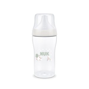 Miniatura 1 de 4 de Mamadera Nuk Perfect Match 260 ml Flujo M Anticólicos Oveja Blanco