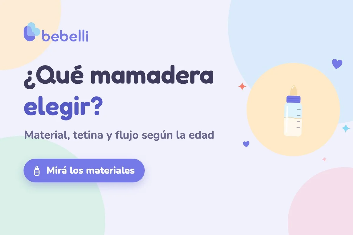Mamaderas: tipos, tetinas y cómo elegir la de tu bebé